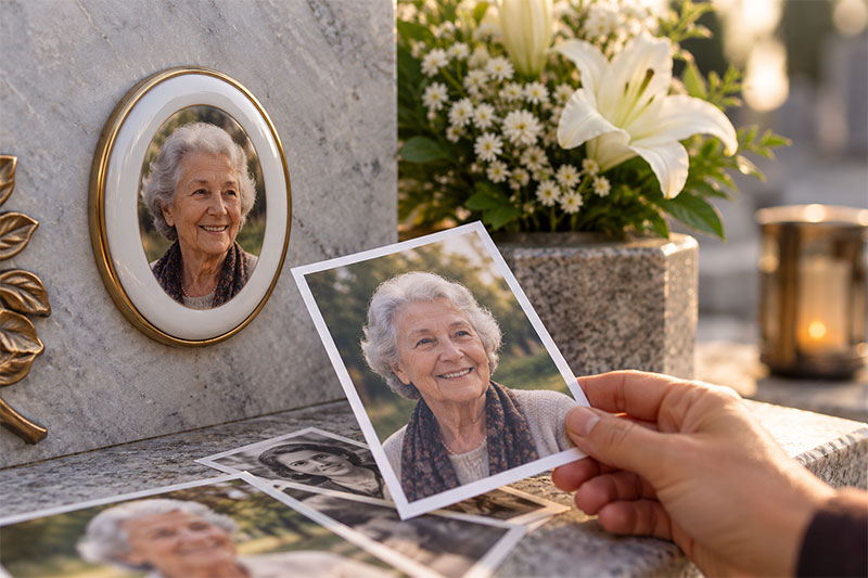 Come scegliere foto per lapide