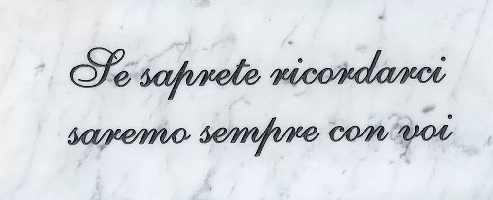 Dediche per lapidi